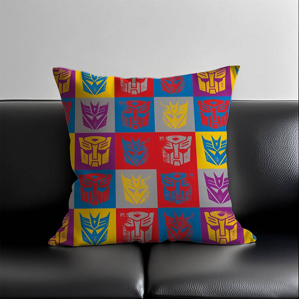Hot Movie T-Transformers Pillow Case Pattern Printing Pillowcase Living Room Sofa Cushion Cover Bedroom Room Decor
