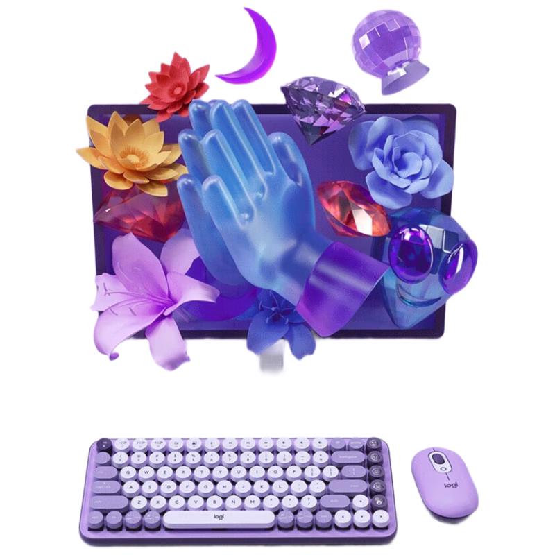 

Logitech Pop Keys Wireless Mechanical Keyboard