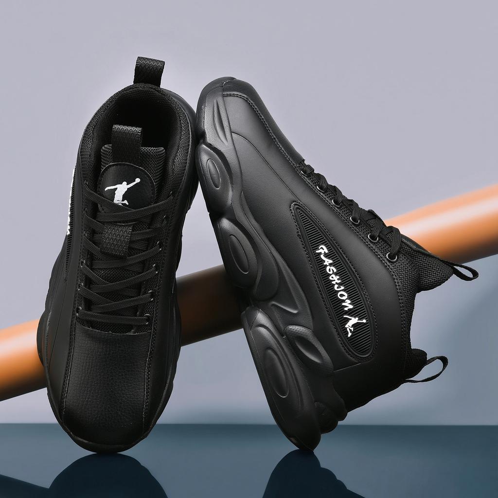 Basketball shoes four seasons new breathable light soft sole outdoor men's casual sneakers fashion students running sports shoes