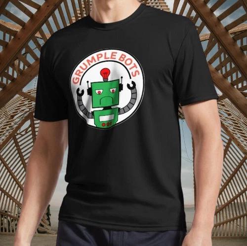 New GrumpleBots logo Active T-Shirt Logo T-Shirt Funny Size S to 5XL XXL