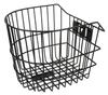 U.R.L.laboratory Slim D-Shaped Wire Basket, Black, Y-7821