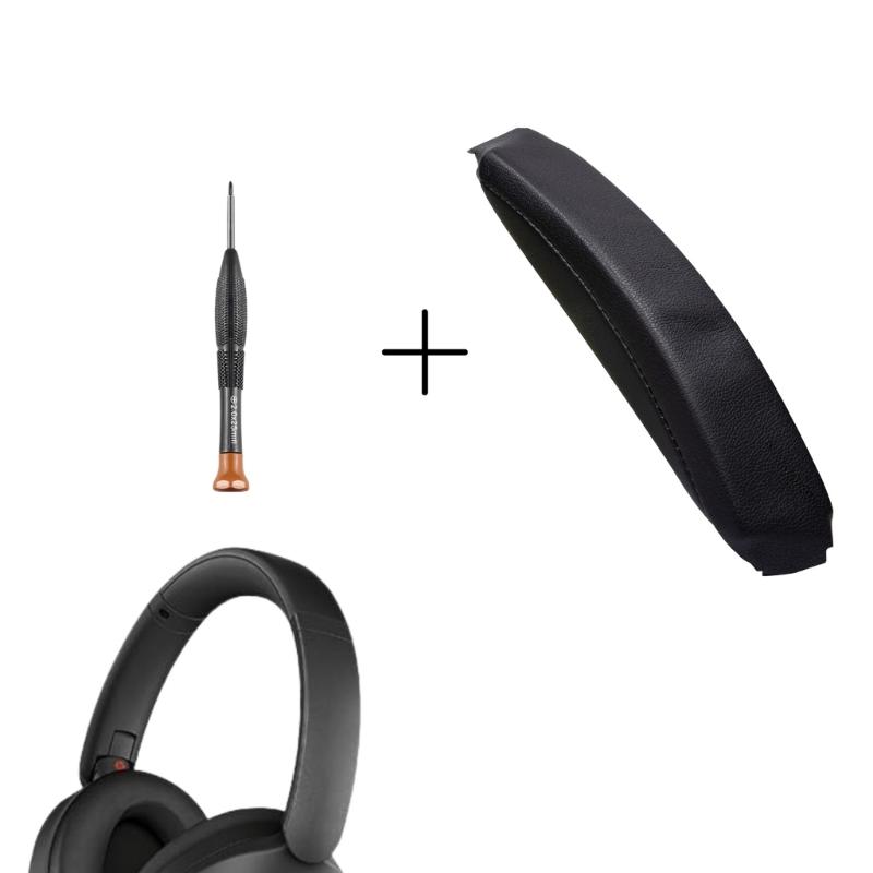 Headband Cushion Cover Quick Installation for WH-XB910 Headphones Synthetic Leather Padding