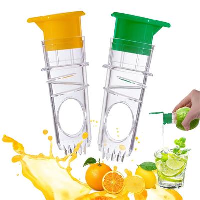 1/2pcs Manual Lemon Juicer Screw-Top Lemon Squeezer Juicer with Built-In Filter Handheld Lime Juicer Citrus Squeezer for Kitchen