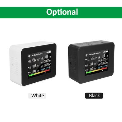 Tuya WiFi Air Quality Meter 13-in-1 Indoor Air Quality Monitor Detects CO₂ TVOC HCHO PM2.5 PM1.0