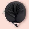 @ Travel Pillow Neck Support Head Rest With Hoodie Black UKZQ396 50%off