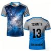 Summer Woman Unisex Style's 90 Minutes MM9 JUL Football T-shirt Outdoor Sports Quick-drying Fitness Training Jersey Short Sleeve Unisex Style