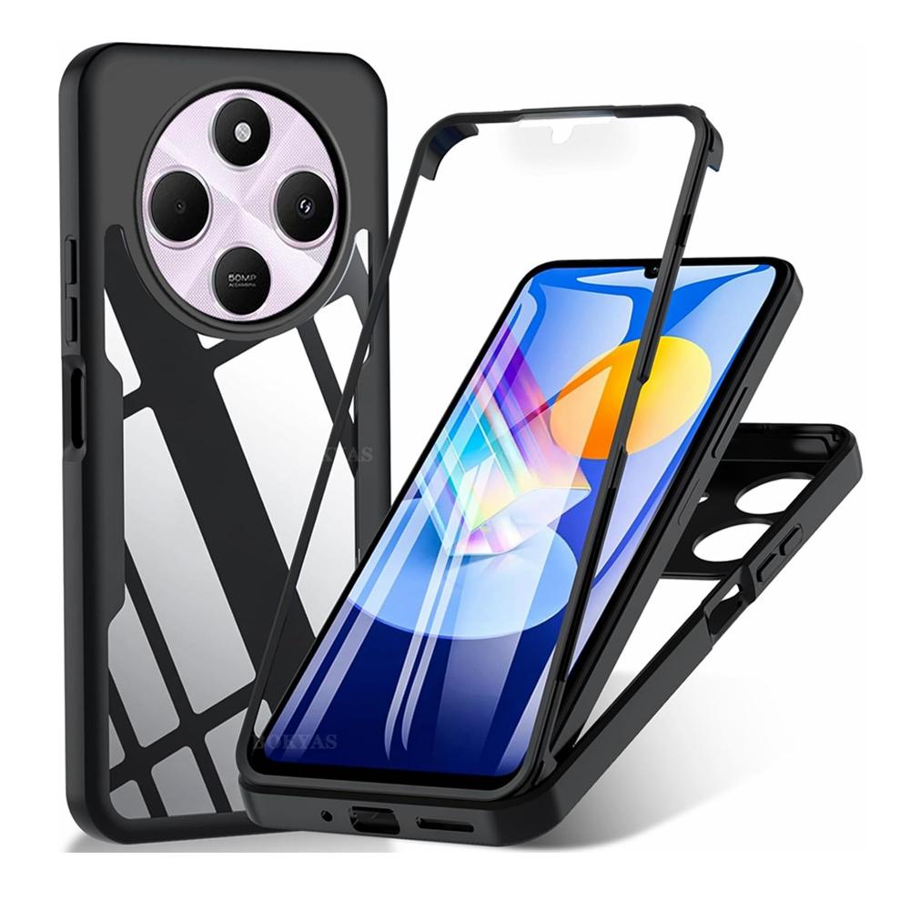Custodia Integrale 360° Per Xiaomi Redmi 14C 13 13C 15C 10C 15 12C 10 9 9A 9C NFC A5 A3X A4 A3 A2 A1 Copertura con Protezione Schermo Integrata