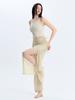 GRANDE LINE See-Through Layered Pants
