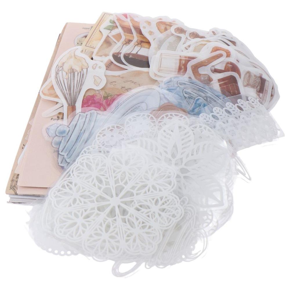 

Multicolored Vintage Paper Plant Stickers Decorative Paper Aesthetic Stickers