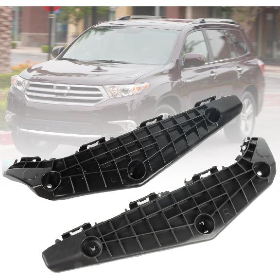 Front Bumper Bracket Set for Toyota Corolla 2009-2010 Left Driver and Right Passenger Side 52116-12390, 52115-12430, 52116-02110, 5211502130,
