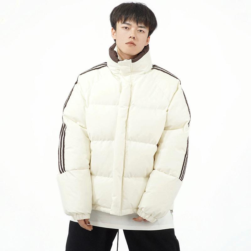 New Down Cotton Coat Women's Bread Coat Couple's Cotton Coat Korean Style Loose Winter Thickened Cotton Jacket