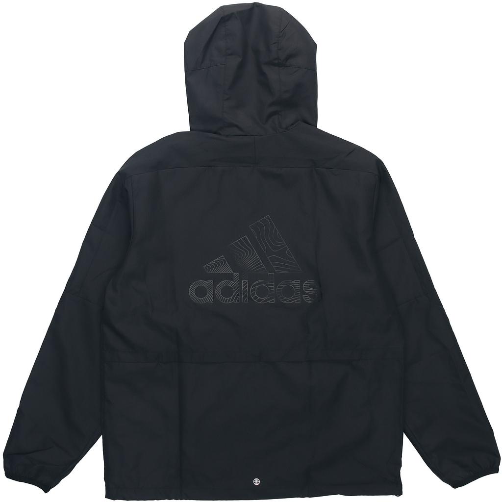 Adidas MH Lite Woven Jacket With Logo Print Men Outerwear Black HM2976