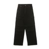 LKTM Men's Loose Wide-Leg Multi-Pocket Japanese Style Jeans - Trendy Straight Pleated Overalls