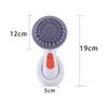Head Massager, Waterproof, Rechargeable, Portable Handheld Mini Hairbrush, Small Round Comb