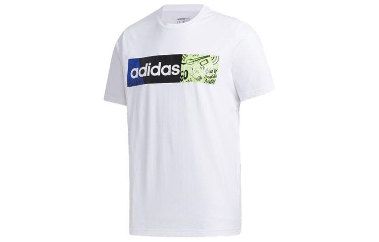 Adidas Neo Straight Fit T Shirt Men s White GJ8896 XXL