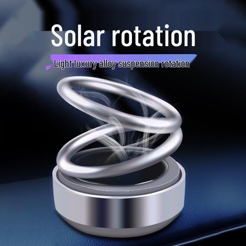 Double Ring Suspension Car Air Freshener & Perfume Holder for Interior Decoration