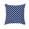 Red, Blue and Black Geometric Cushion Cover, Peach Skin Print Pillow Cover, Square Sofa Cushion, Home Textiles and Household Products