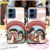 Phone Pouch Couple Phone Case For MOTO G24 Power TPU Soft case Shockproof Durable Waterproof Cartoon Cute Protective