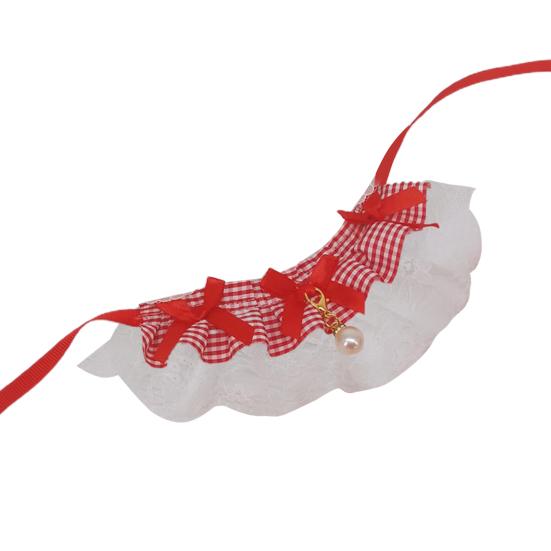 Haustierhalsband Stickmuster Hautfreundlich Ultraleicht Allergiefrei Leicht zu tragen Dekorativ Schön