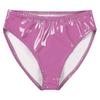 Mens Wet Look Patent Leather Briefs Underwear Elastic Waistband Performance Underpants for Club Dancing Stage Show