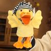 28cm Cartoon Parrot Hand Puppet Plush Toy Kindergarten Family Lulling Performance Story Head Cover Birthday Gift for Child