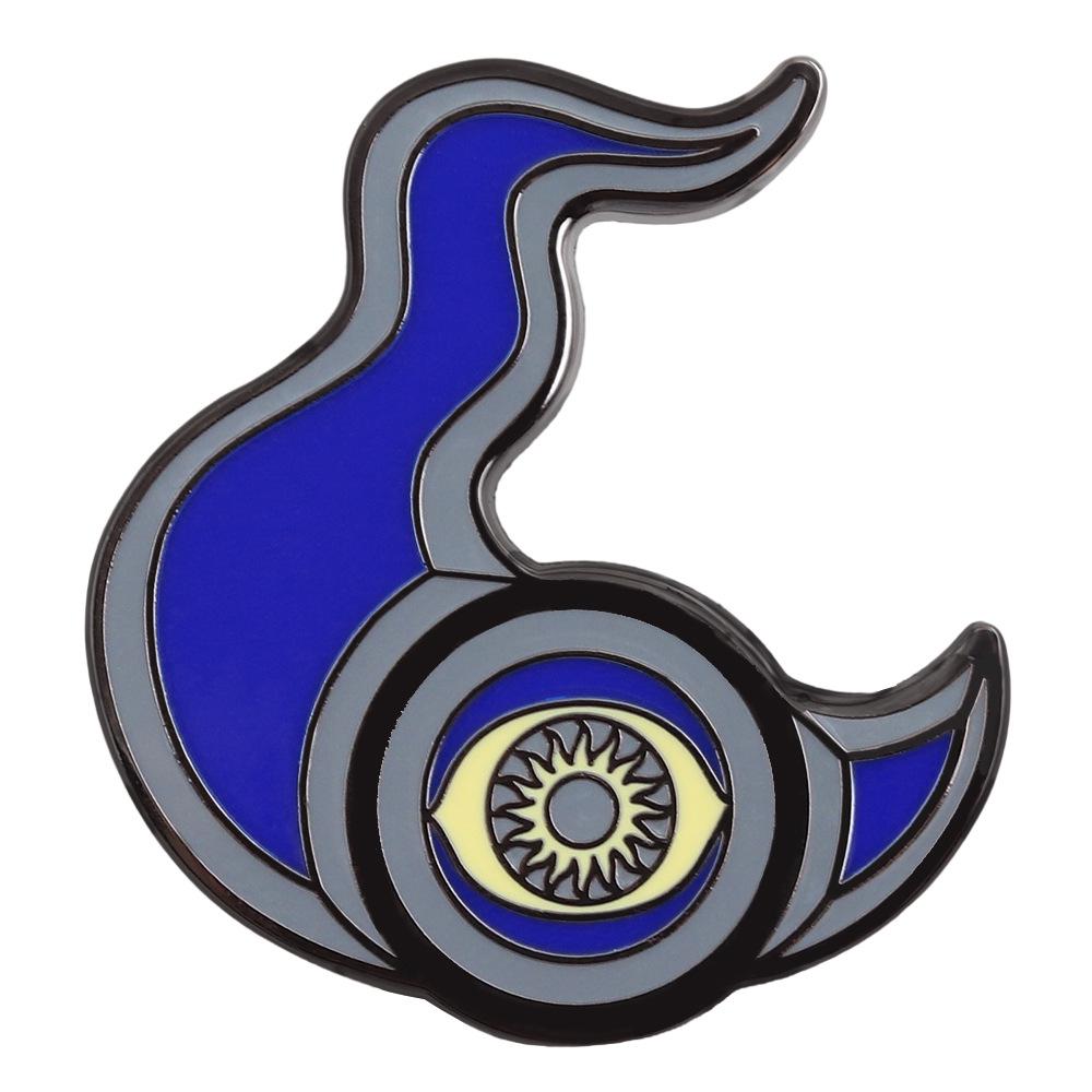 

40K Chaos Tzeentch Icon Brooch: Fan Gift Backpack Accessory синій