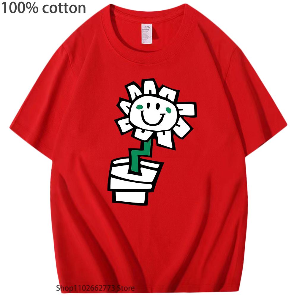 G-green Day Rock Tshirt Kerplunk Flower T-Shirts for Women/Men T Shirt Rock Tees 100%Cotton Summer Clothing Unisex Y2k