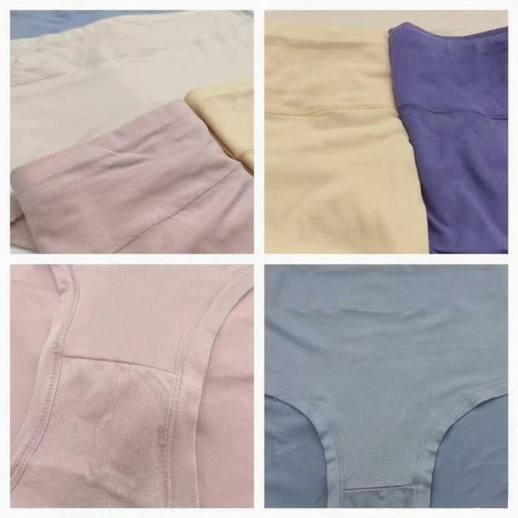 Plus Size Women's High Elasticity Solid Color Fabric Underwear: Comfortable & Versatile