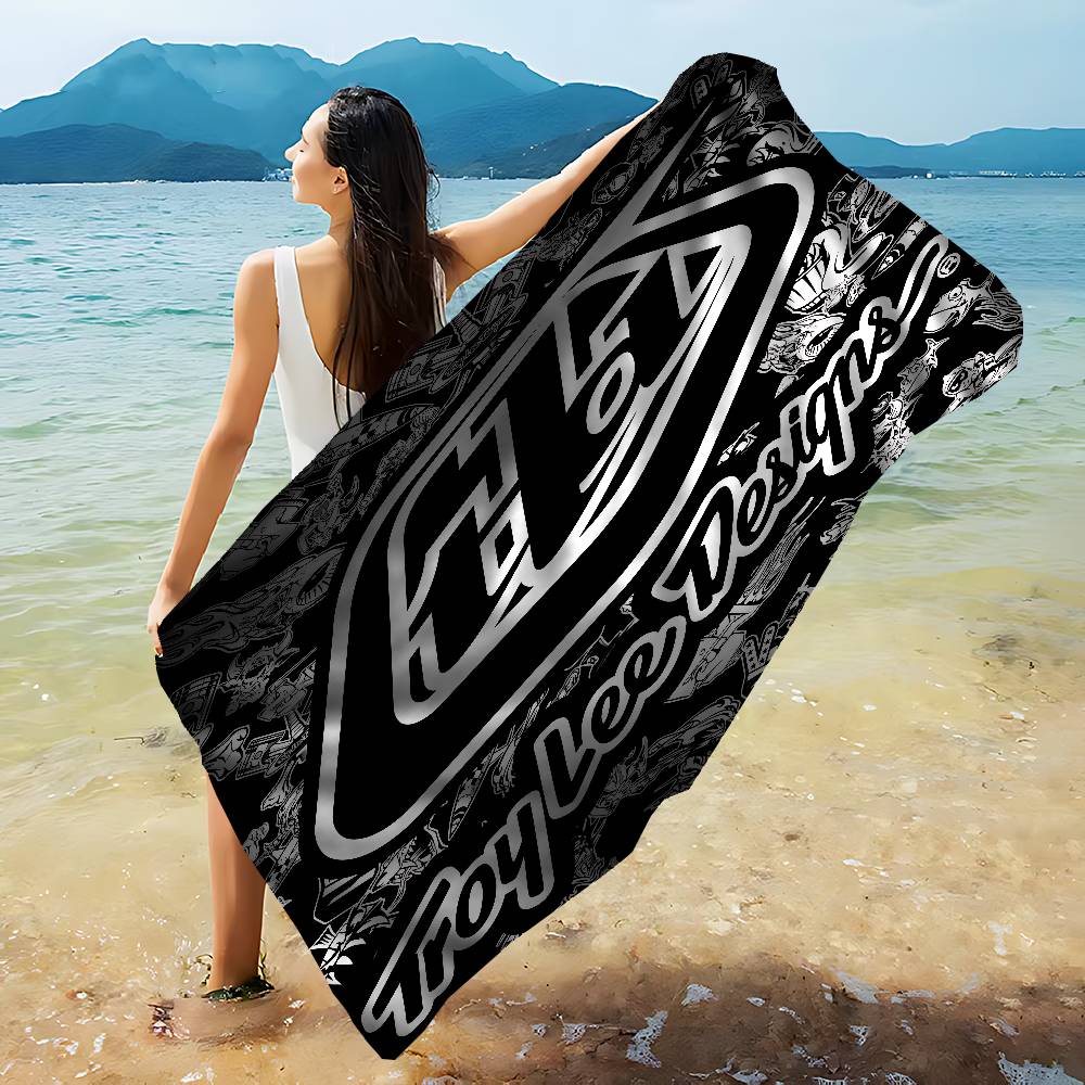 Troy Lee Design Fashion Beach Towel Colorful Bath Towels for Girl Microfiber Quick Dry Custom Sand Free Beach Yoga Spa Gym Pool