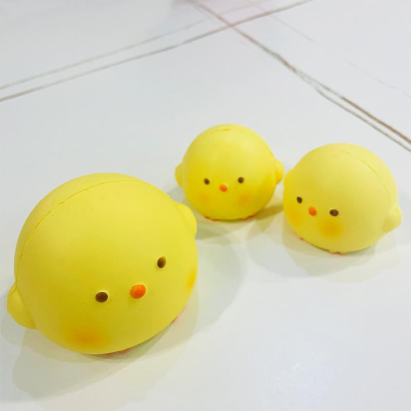 2pcs Fidget Toy Cute Chick Slow-Rising Stress Relief Sensory Squishy Toy Funny for Adults Anxiety ADHD Autism Relief Kids Gift