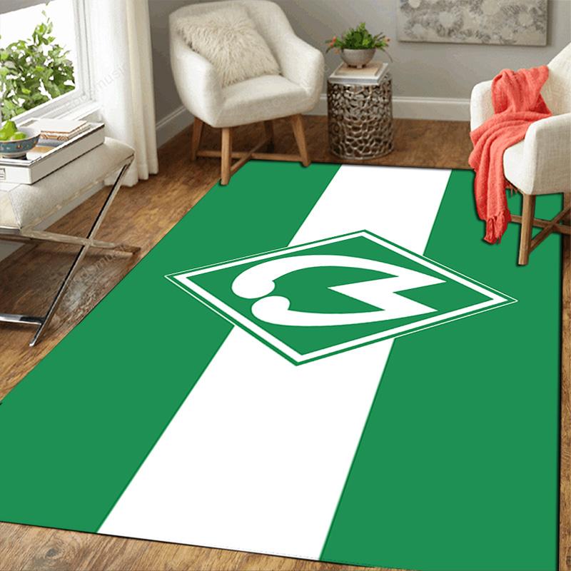SV Werder Bremen Pattern Rug Floor Mat for Living Room or Bedroom Soft and Comfortable Carpet a Gift for Birthday and Holiday.