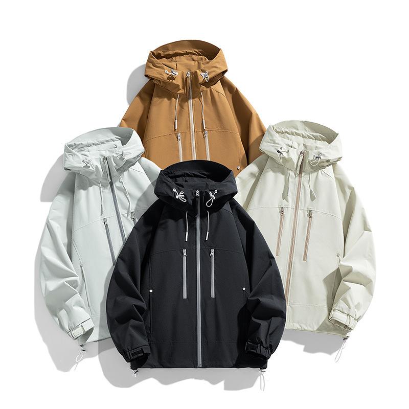 Tynn jakke, Baseballjakke, Ungdomsjakke, Vindtett jakke, Hettegenser for menn