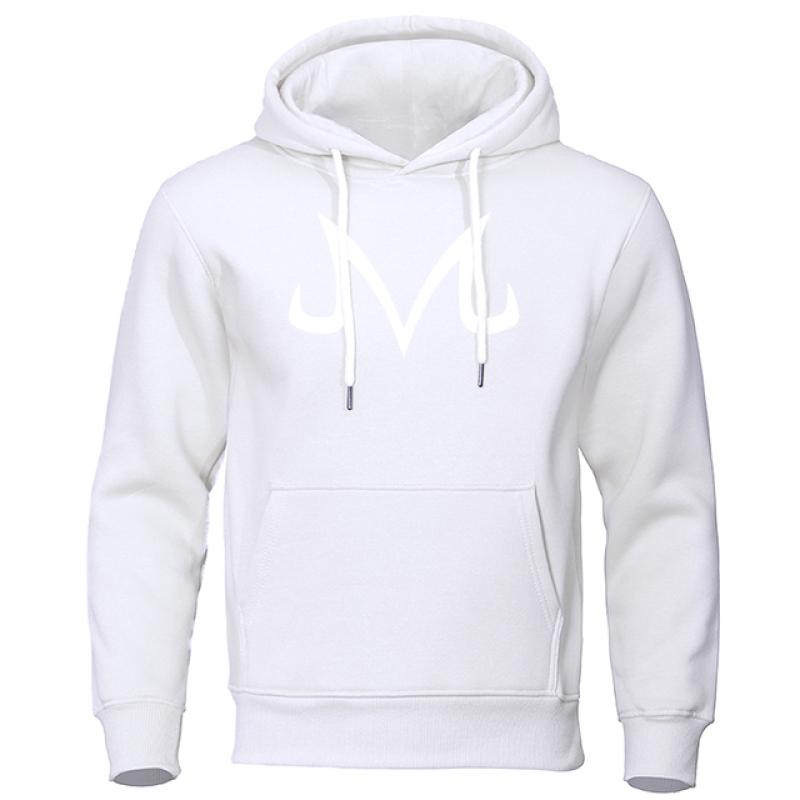 Japan Anime Letter M Logo Print Hoodie Male Harajuku Fashion Hoody Loose Warmsweatshirt Autumn Fleece Casual Pullover Tops