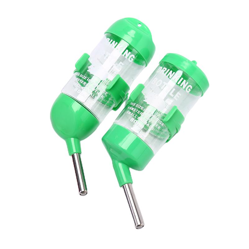 80ml plastová láhev na vodu pro křečky, závěsná láhev na pití pro domácí mazlíčky