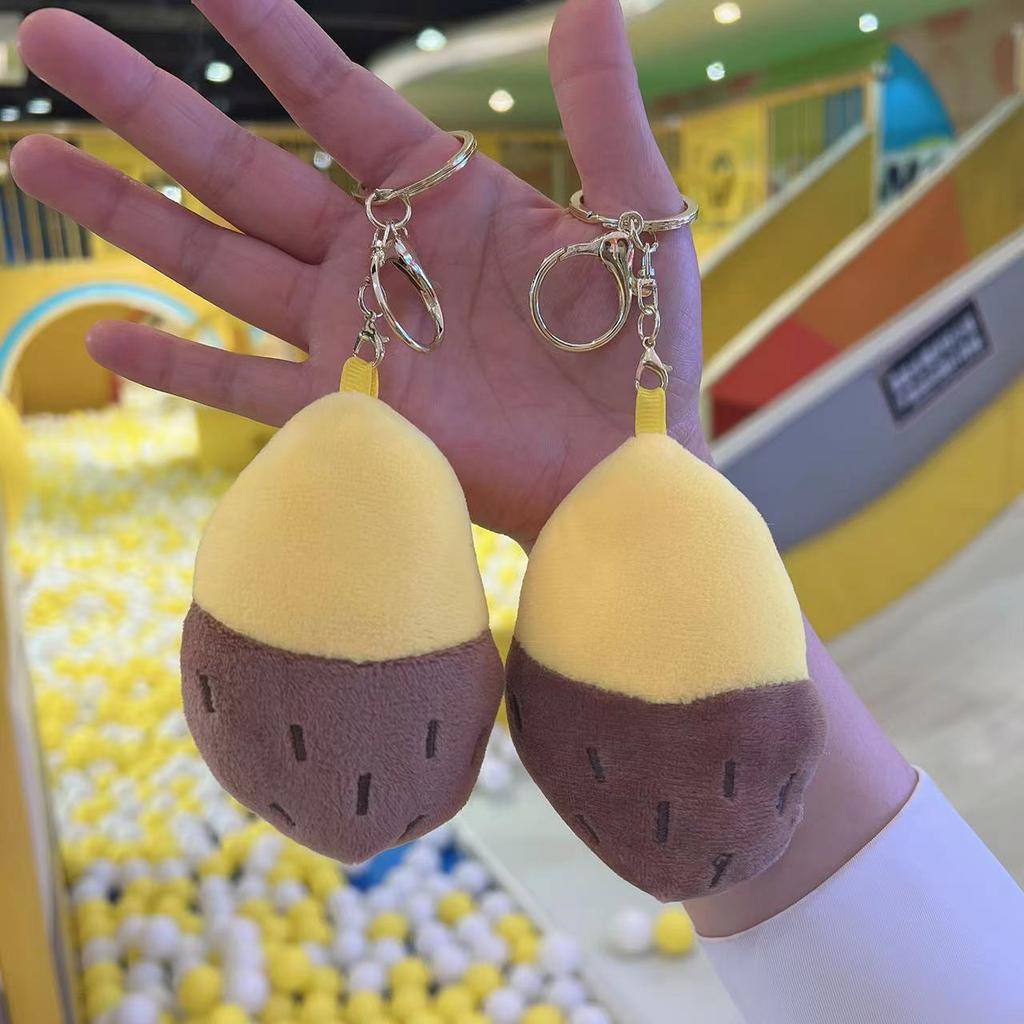 Keychain Sweet Potato Bag Pendant Keychain Small Key Rings