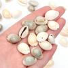 50Pcs 11x16mm Natural Shell Shaped Beads For Jewelry Making Mini Pendant DIY Handmade Necklace Phone Chain Gift Accessories