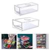 Practical Stackable Kitchen Fridge Organizers Bins Storage Container With Clear Lid for Food Storage Organization