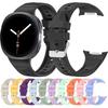 Pulseira de Relógio Para Samsung Galaxy Watch 8 44mm 40mm Pulseira de Silicone Respirável Para Samsung Watch 8 Classic 46mm Pulseira