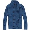 MAITA Men's Wool Cardigan Sweaters Stand Collar Sweaters