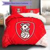 Rotherham United F.C.  Pattern Bedding Quilt Set  Home Decoration  Gift (1 * duvet cover + 2 * pillowcase  without core)
