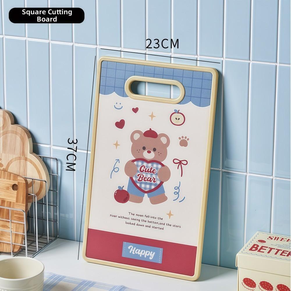 

Antibacterial Plastic Cutting Board Non-slip Cutting Boards Mats Chopping Board Kitchen C