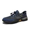 Fashion Outdoor Mesh Men Sneakers Slip On Men Loafers Breathable Summer Casual Shoes For Men Lightweight Camping Hiking Shoes
