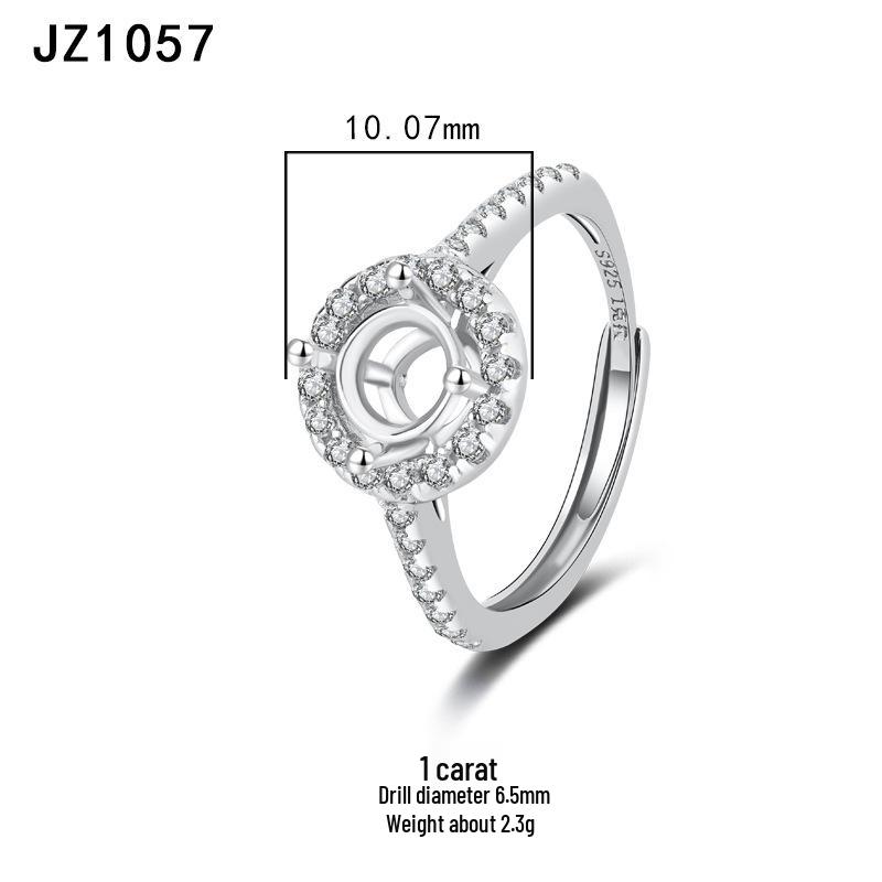 Tingxiang Versatile DIY S925 Sterling Silver Openable Ring Blanks - Multiple Styles