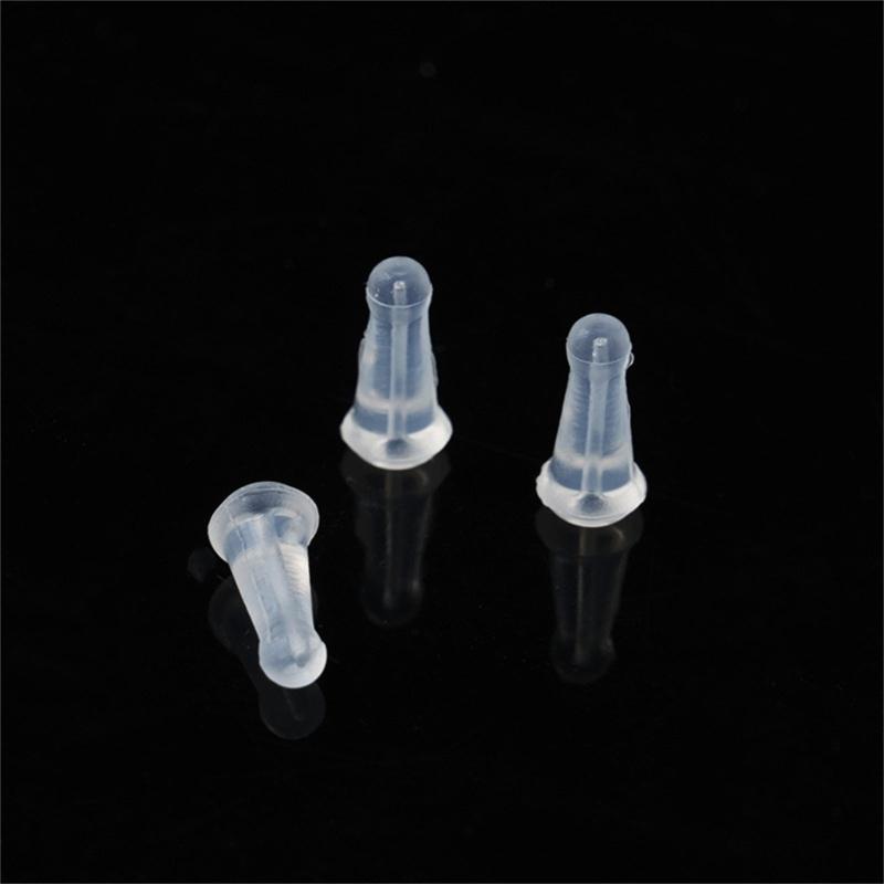 100Pcs Silicone Earring Backs Replacements for Sensitive Skin Hypoallergenics Earring Stoppers for Droopy Earrings
