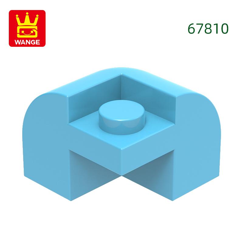 Non-Toxic 85Pcs/Lot 67810 2X2X1 1/3 With Bow Building Blocks Moc Color Accessories Compatible With Brick Diy Spare Parts Toy Gift