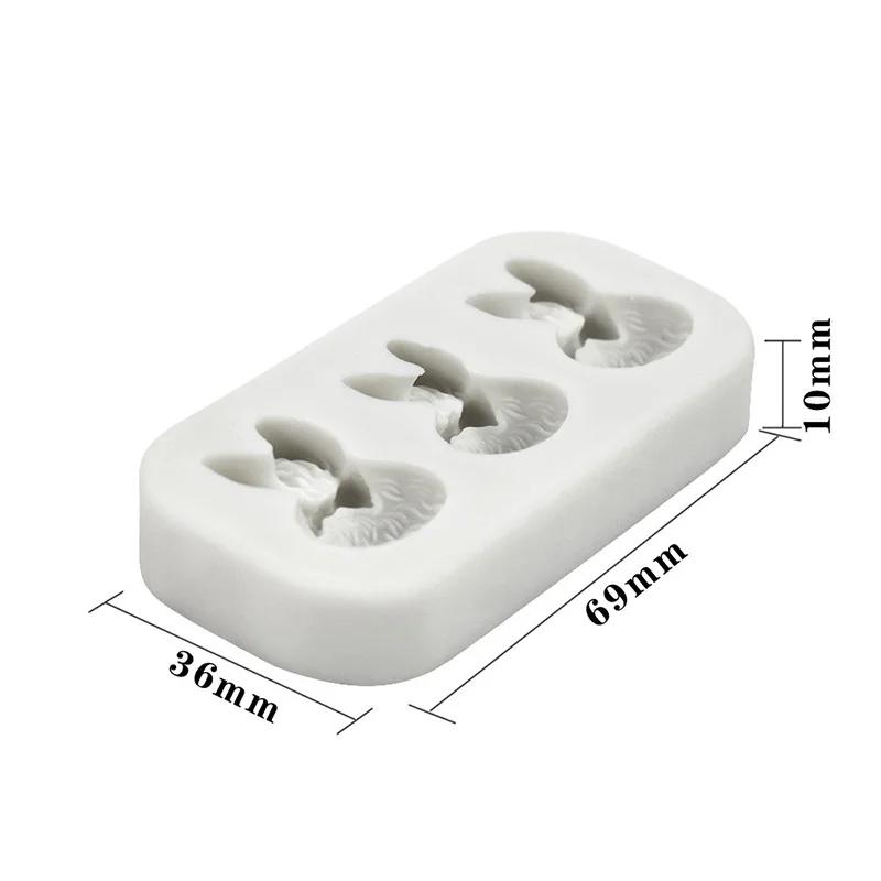 New Easter Rabbit Fondant Silicone Mold Carrot Cake Decorating Tools Chocolate Cookies Baking Mould Egg DIY Clay Epoxy Mold