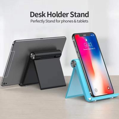 Soporte Universal de Escritorio para Teléfono Móvil para IPhone IPad Soporte Plegable Ajustable para Tableta Soporte de Montaje para Escritorio de Teléfono Móvil