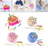 Magnetic Worm Catch Game Fine Motor Skills Color Cognitive