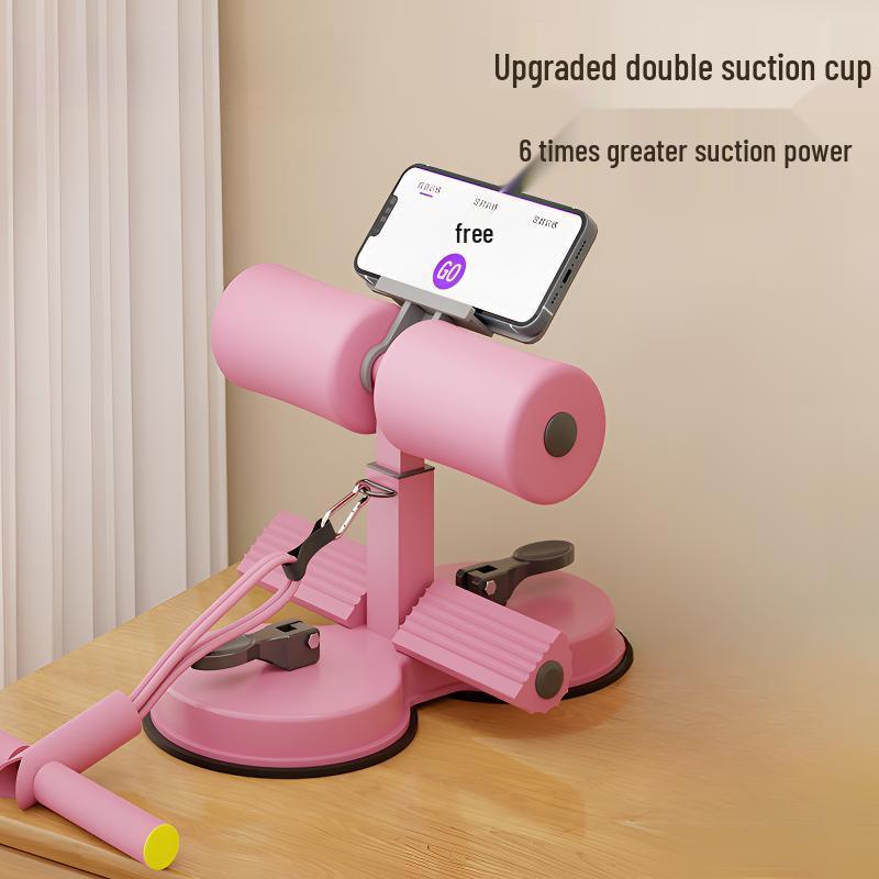 Sit-up Assist Device for Home: Foot Support Exercise Equipment for Fat Reduction, Body Shaping, Belly Slimming, and Weight Loss.