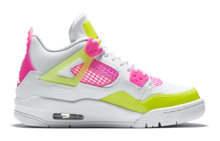 Jordan 4 Retro White Lemon Pink GS CV7808-100